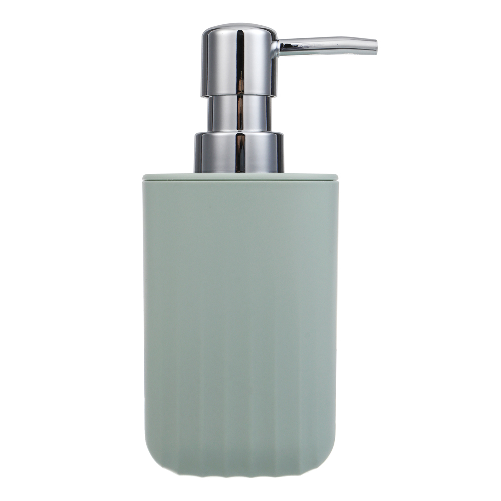 Диспенсер для жидкого мыла тм VETTA Сидней, 250мл, пластик, PP, оливковый, 7x16см - #3