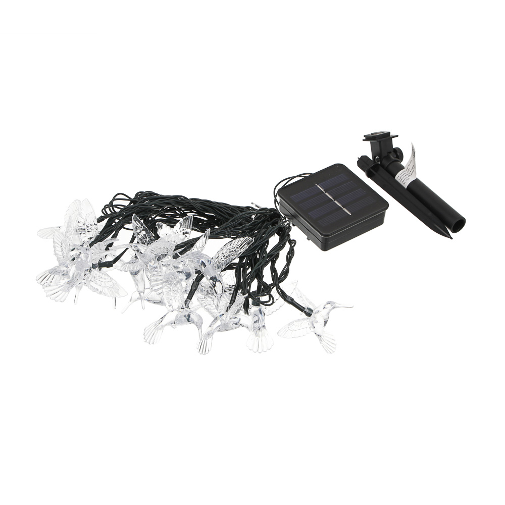 Гирлянда на солн. батар. тм INBLOOM Колибри, 7м, 20LED, шампань, AA600mAh Ni-MH,2 реж.,ABS,PVC,PS - #2