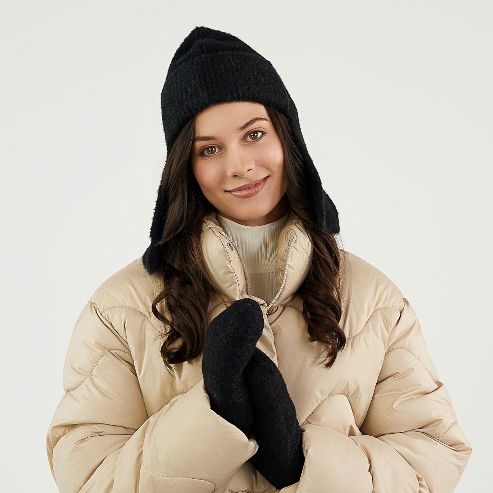 GALANTE Варежки женские на флисе фактура пенка, р-р 18-20, 4 цвета, СЗПВ24-42 - #7