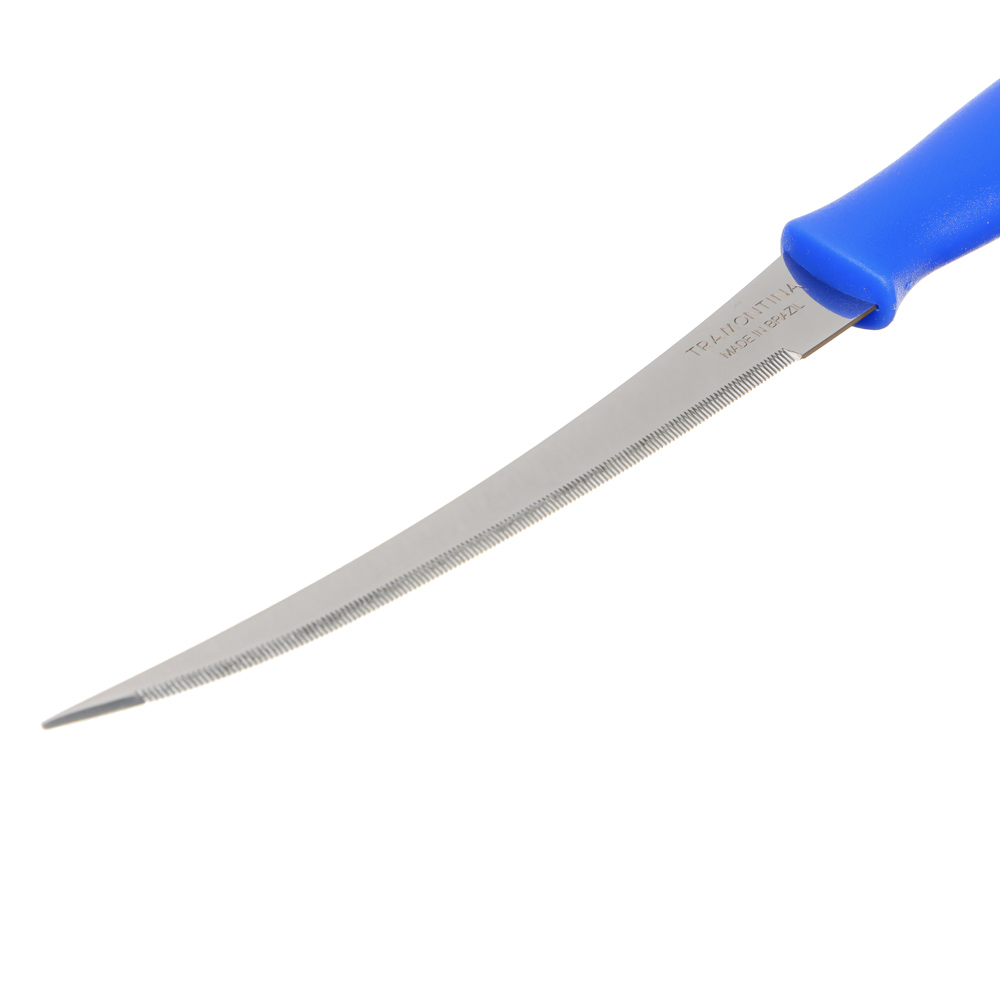 Нож для томатов 12,7 см Tramontina Athus, синяя ручка, 23088/015 - #2