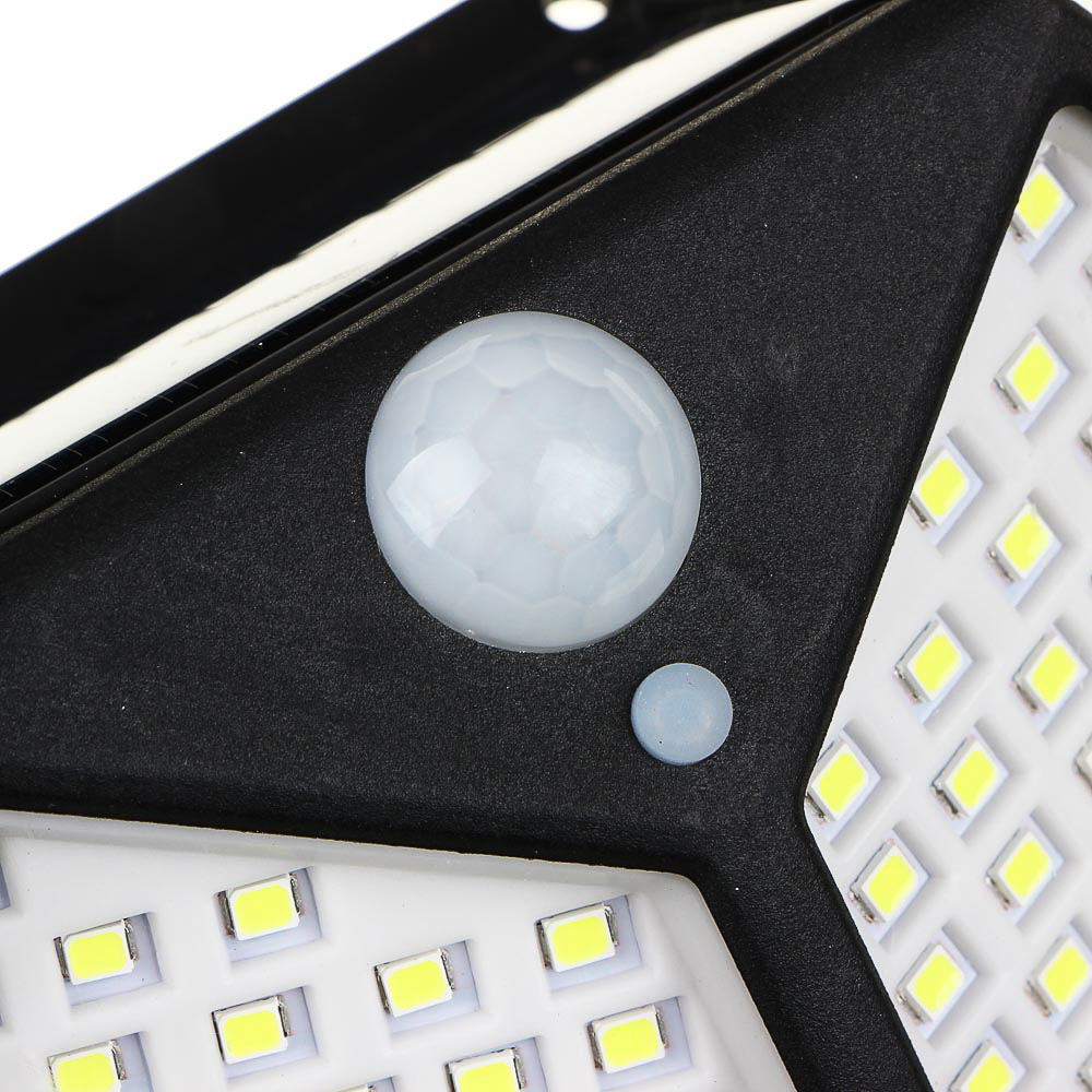 ЕРМАК Фонарь уличный настенный, на солнечной батарее, 100 LED, 1200мАч, 13,3x10x5см, пластик - #4
