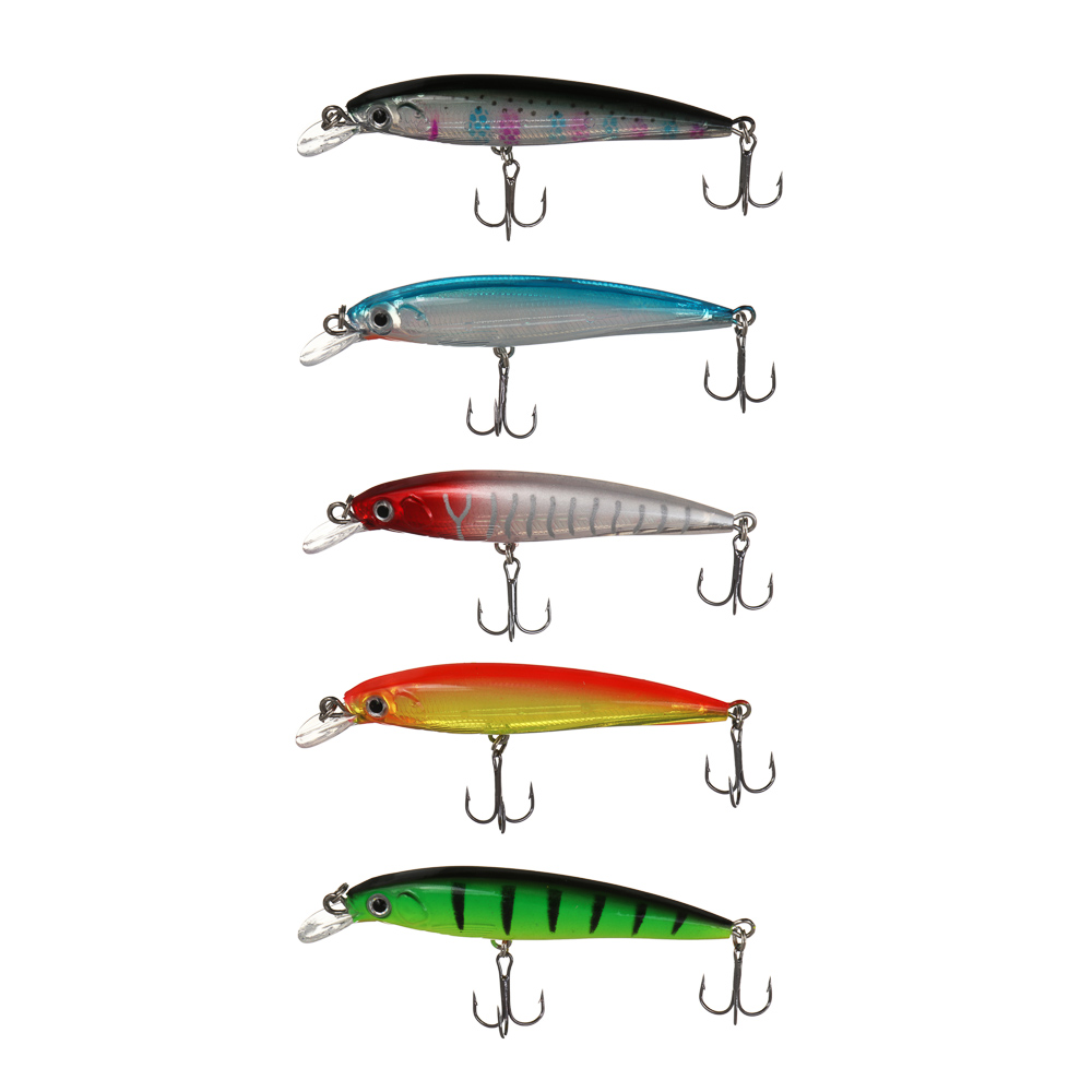 Воблер "Икс Минноу" тм AZOR FISHING, SS, 7,5гр, 85мм, 0,0-1,0м, 5 цветов - #1
