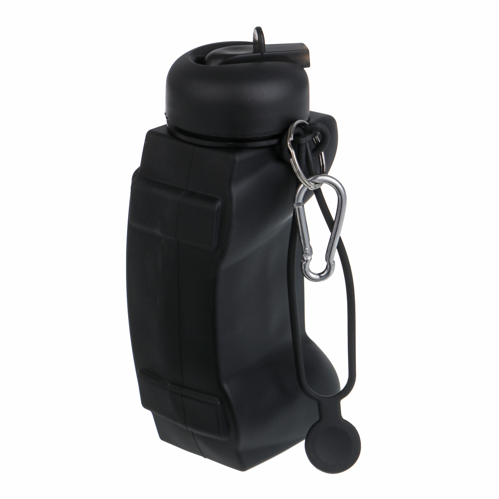 Бутылка для воды тм LADECOR "Джойстик", 600 мл, силикон, 2 вида - #6