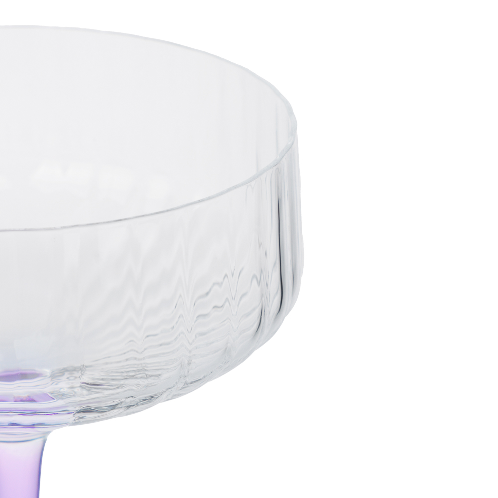 Креманка на цветной ножке тм MILLIMI Ботаника, 330мл, стекло - #2