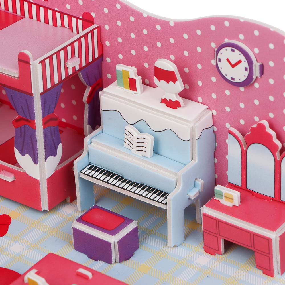 ХОББИХИТ Набор для творчества "Комната", EPS, бумага, 21х14,5см, 4 дизайна - #7