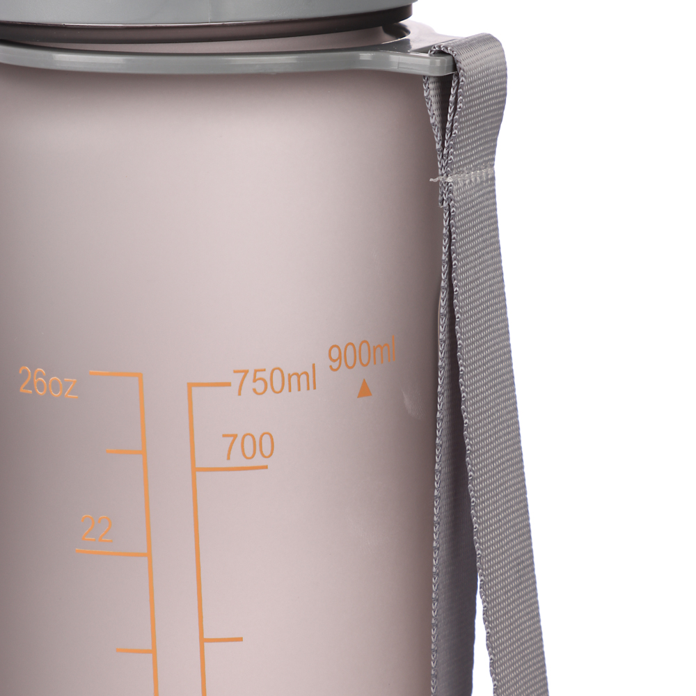 SILAPRO MAX Бутылка спортивная с замком, ULTIMATE GREY, 900мл, PC - #9