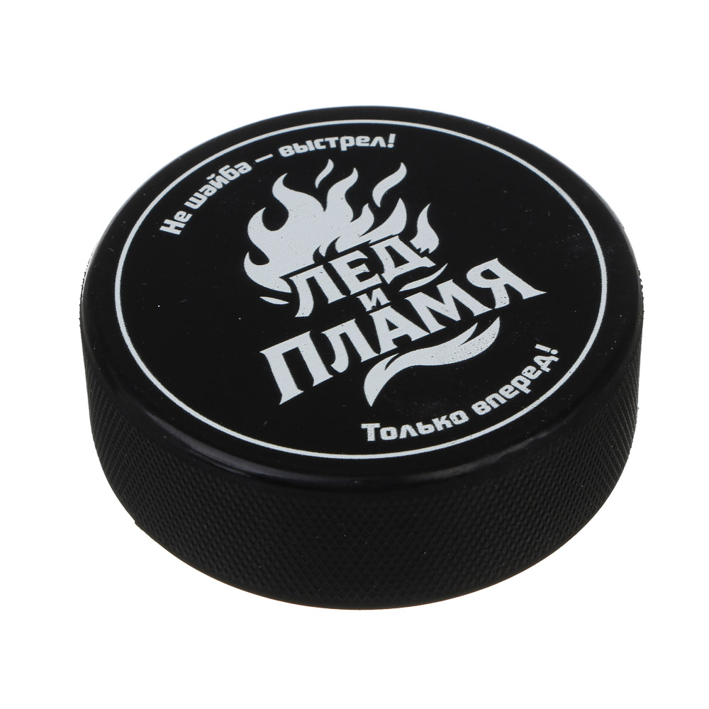 BY SPORT Шайба хоккейная с принтом, взрослая, 7.5х2.5см, резина - #4