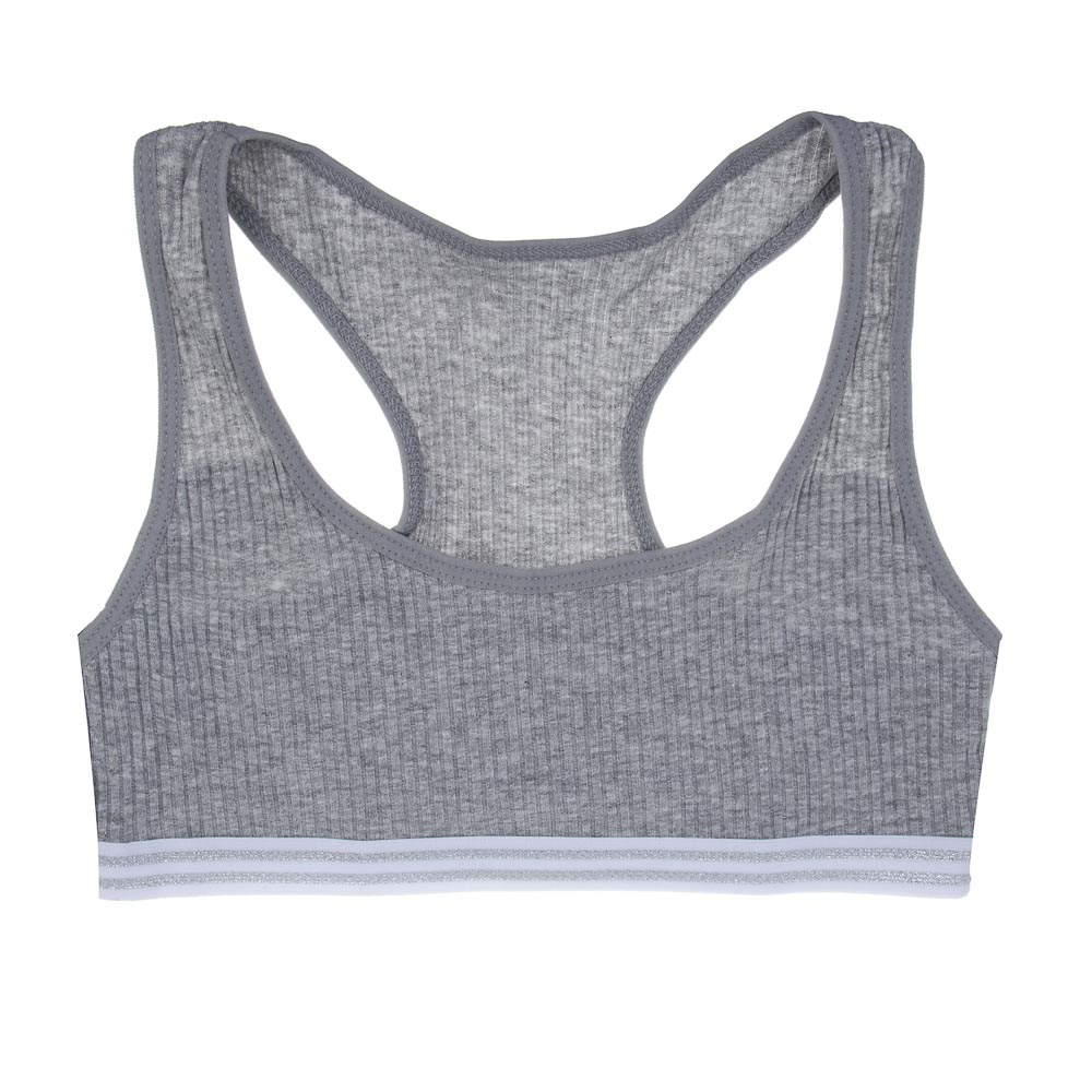 GALANTE Комплект белья: топ на лямках и трусы, р.146-152, 95% хлопок, 5% спандекс, серый, НБ25-19 - #3
