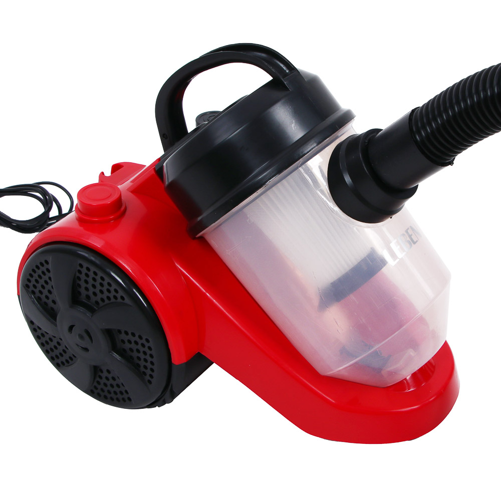 Пылесос, проводной, до 1000 Вт, 1 насадка, Hepa фильтр, 2 литра, 220В, пластик, металл, красный - #3