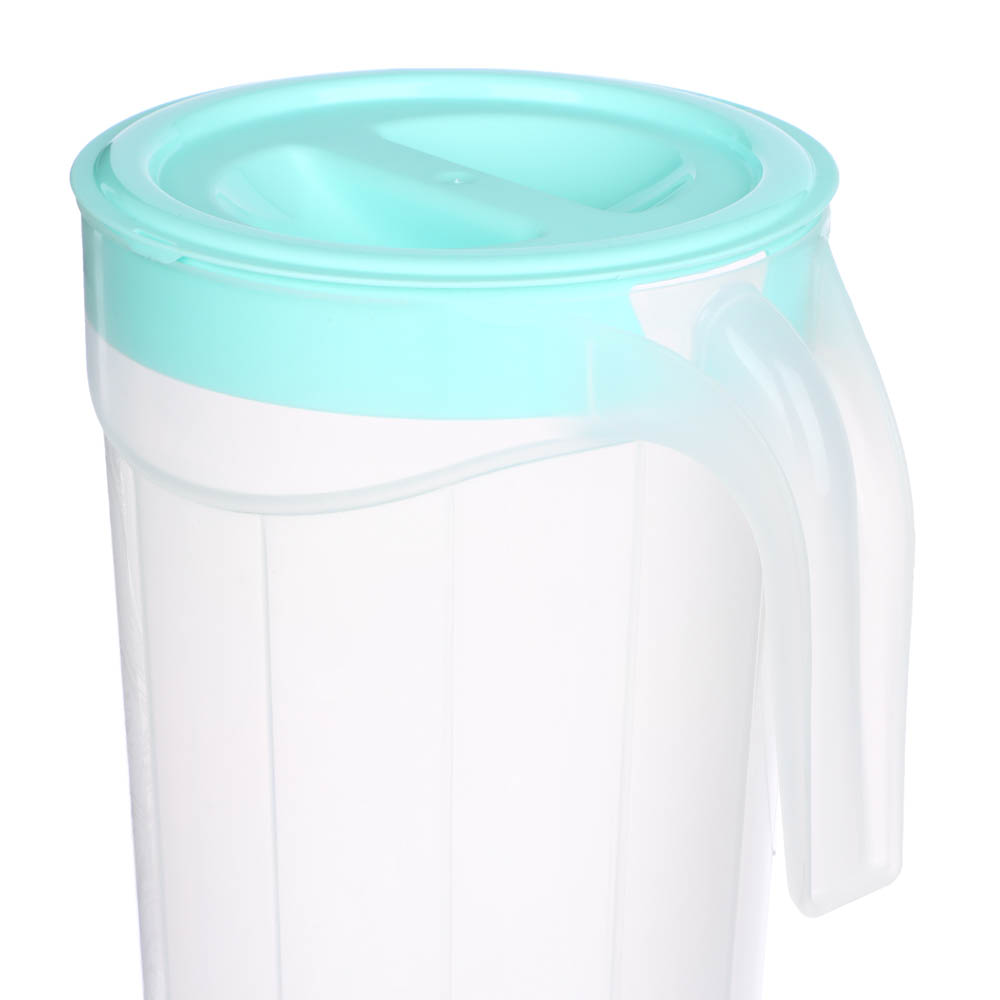 Кувшин с крышкой 2л, пластик, 2 цвета - #4