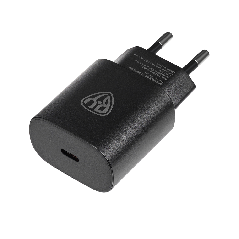 BY Сетевое зарядное устройство Galaxy 25Вт, USB-C, QC, PD, PPS, 110-240 В, 50-60 Гц, пластик, черный - #6