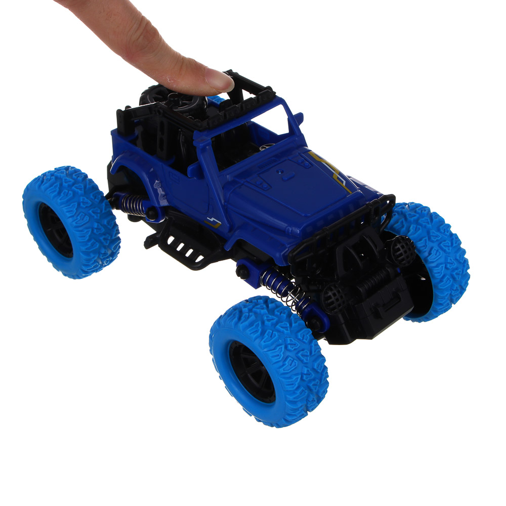 ИГРОЛЕНД Машина "Пустынный багги", инерция, колеса на пружинах, PP, TPR, 14х10х10 см, 4 дизайна - #7