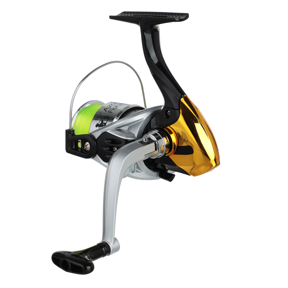 Катушка с передним фрикционом "Фаэр Бэл" FB-2000 тм AZOR FISHING, 1п.п, с леской - #4