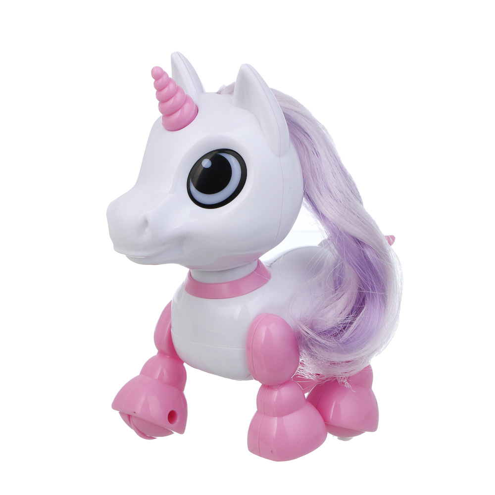ИГРОЛЕНД Игрушка "Интерактивный питомец" единорог, ABS, звук, свет, движ., 2хAAA, 12,5х8х13,5 см - #6