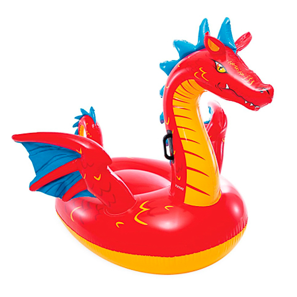 INTEX Игрушка надувная для плавания "Дракон", от 3 лет, 155x122x109 см, 57577 - #1