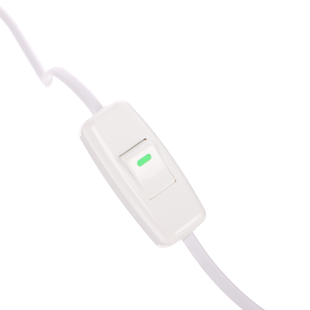 BY Светильник переносной настольный Патры, 40Вт, 28 см, Е14, 230В, керамика, текстиль, белый - #7