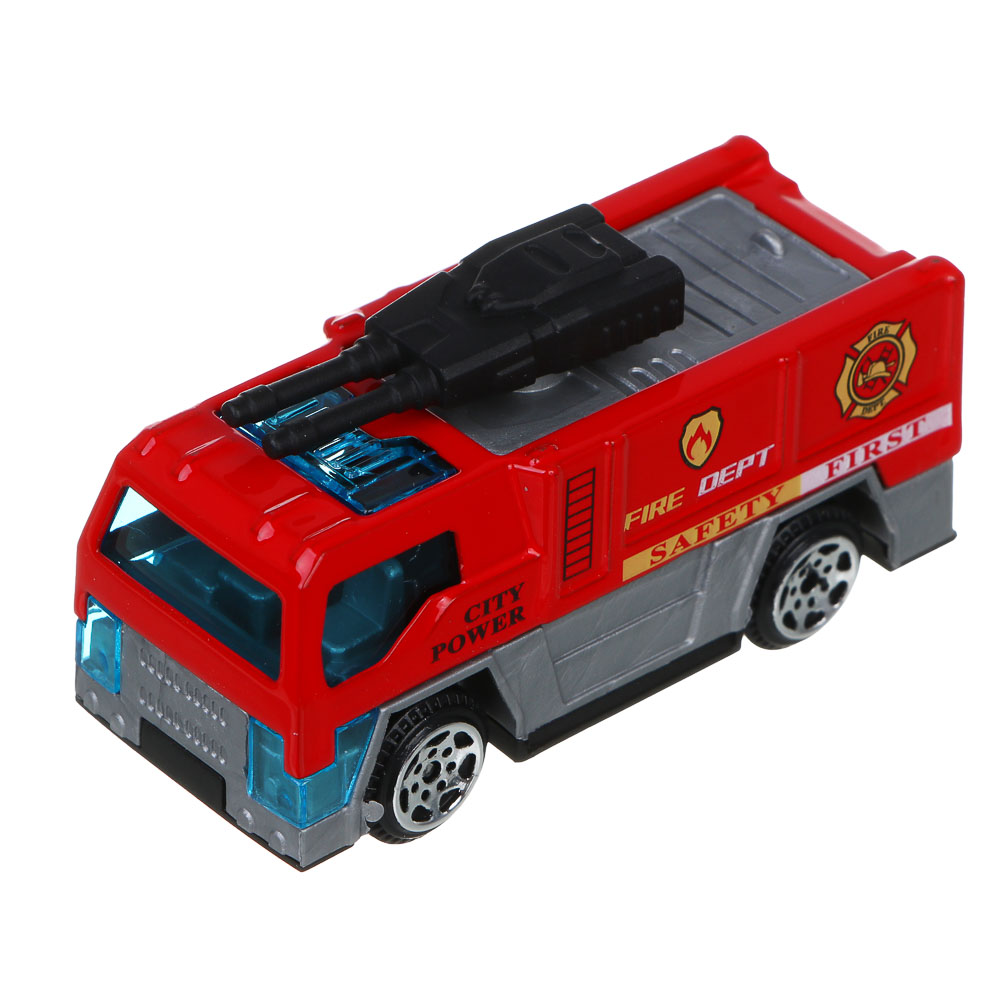 ИГРОЛЕНД Автовоз с треком, 3 машинки, металл, PP, 33,5х13х8,5 см, 3 дизайна - #21