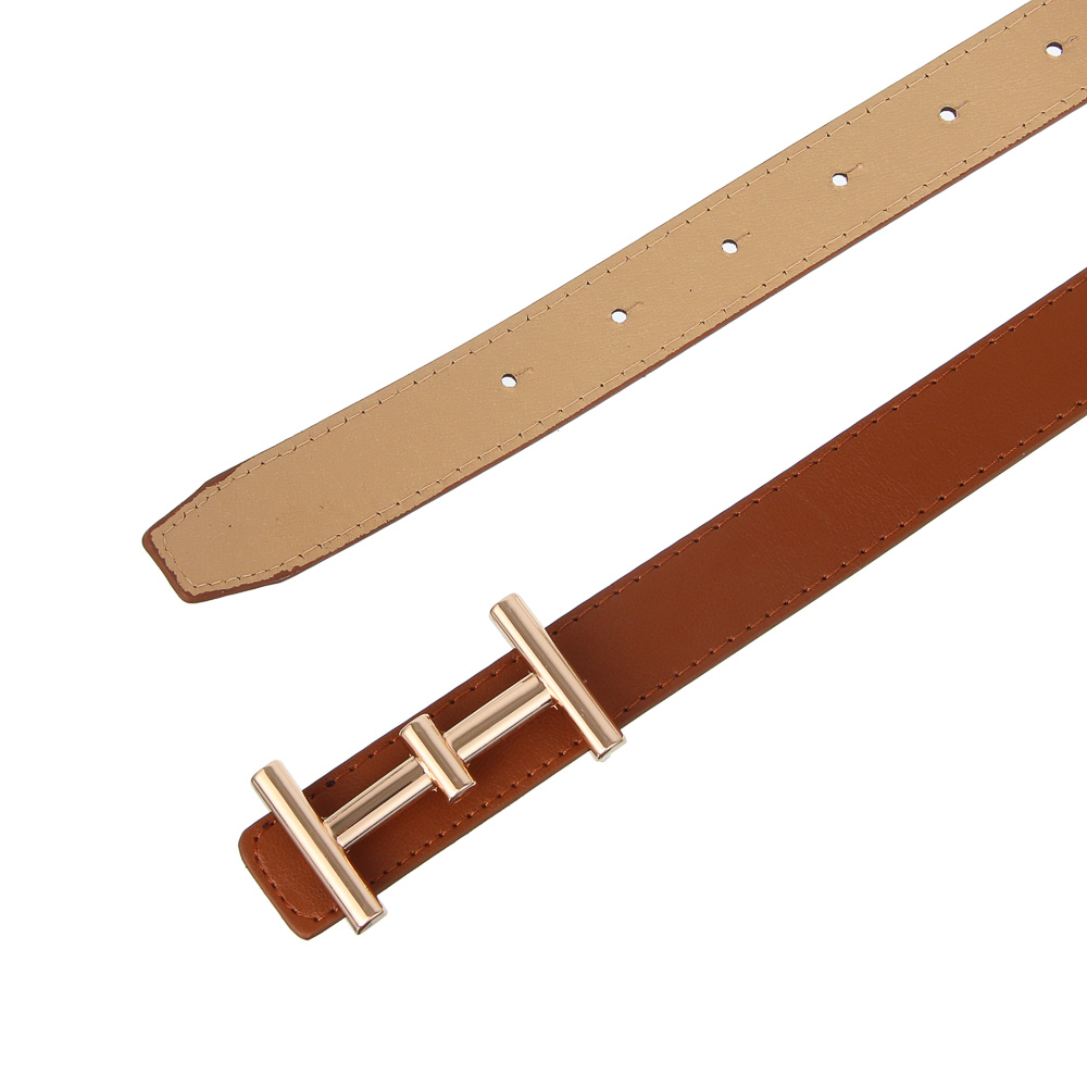 ЮL Ремень женский, ПУ, металл, ширина 2,3см, длина 95/105см, 2 цвета, РЖ25-01 - #3