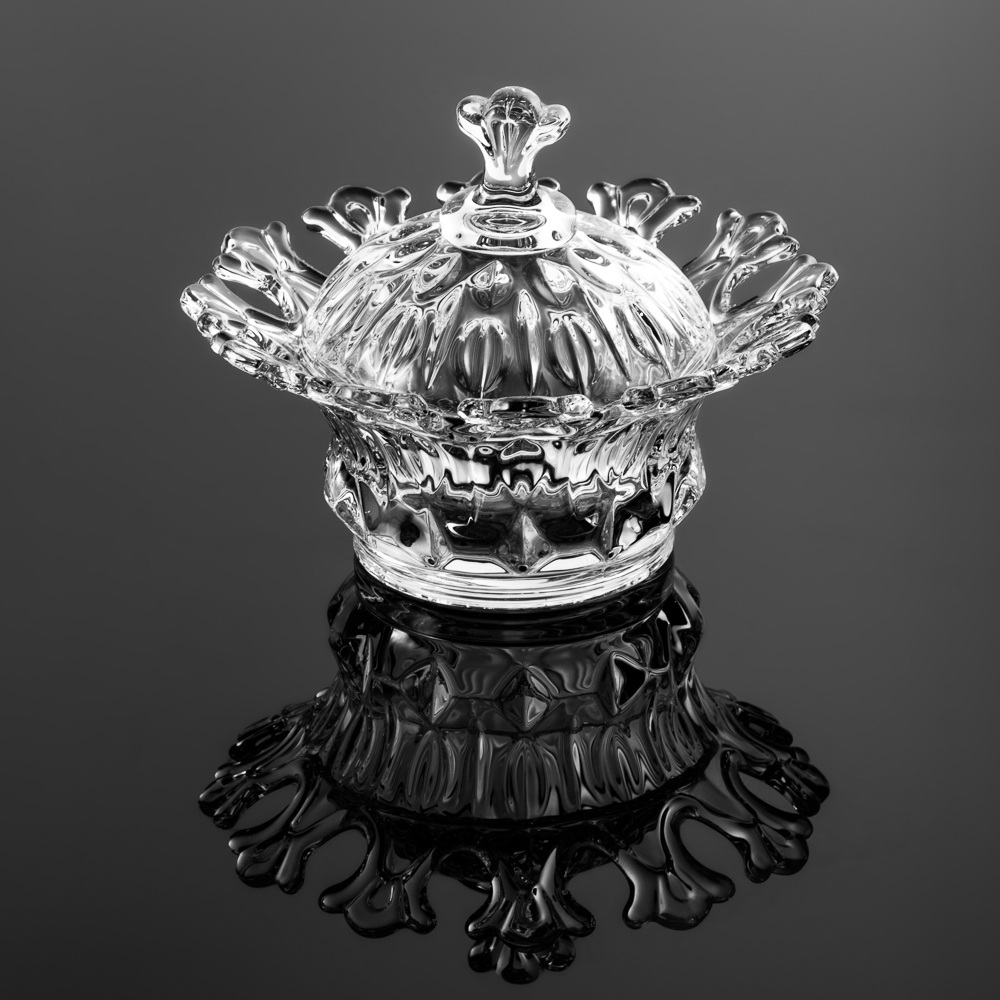 VETTA Конфетница с крышкой 260мл, 16.5х12см, стекло - #12