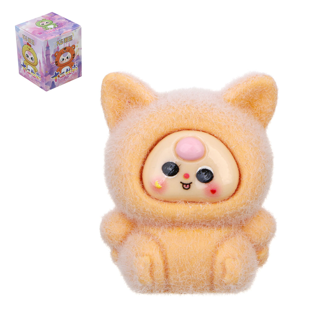 Игрушка сюрприз "Милахи", полистоун, флок, 5,8х5,8х7см, 12 дизайнов - #1