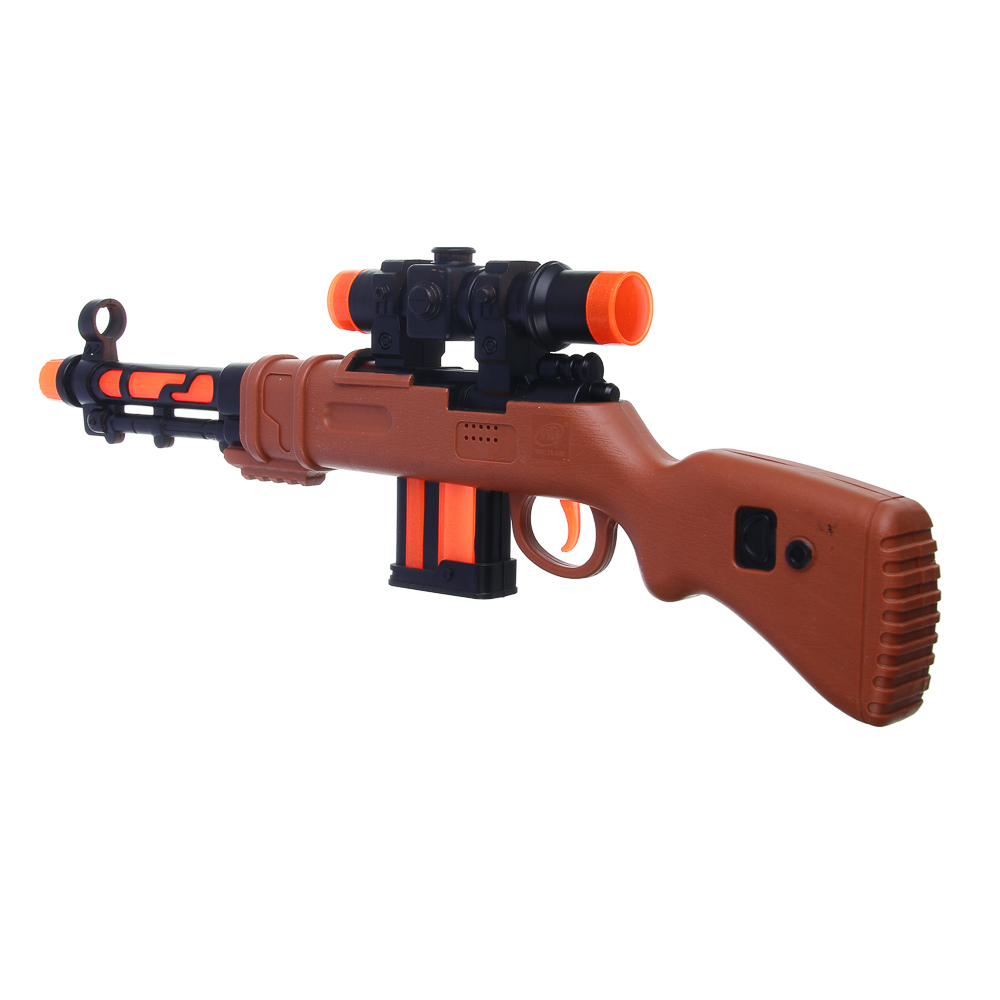 ИГРОЛЕНД Автомат "Боевой выстрел", со звуком и вибрацией , 3хАА, РР, 17x4х46 см, 2 дизайна - #8