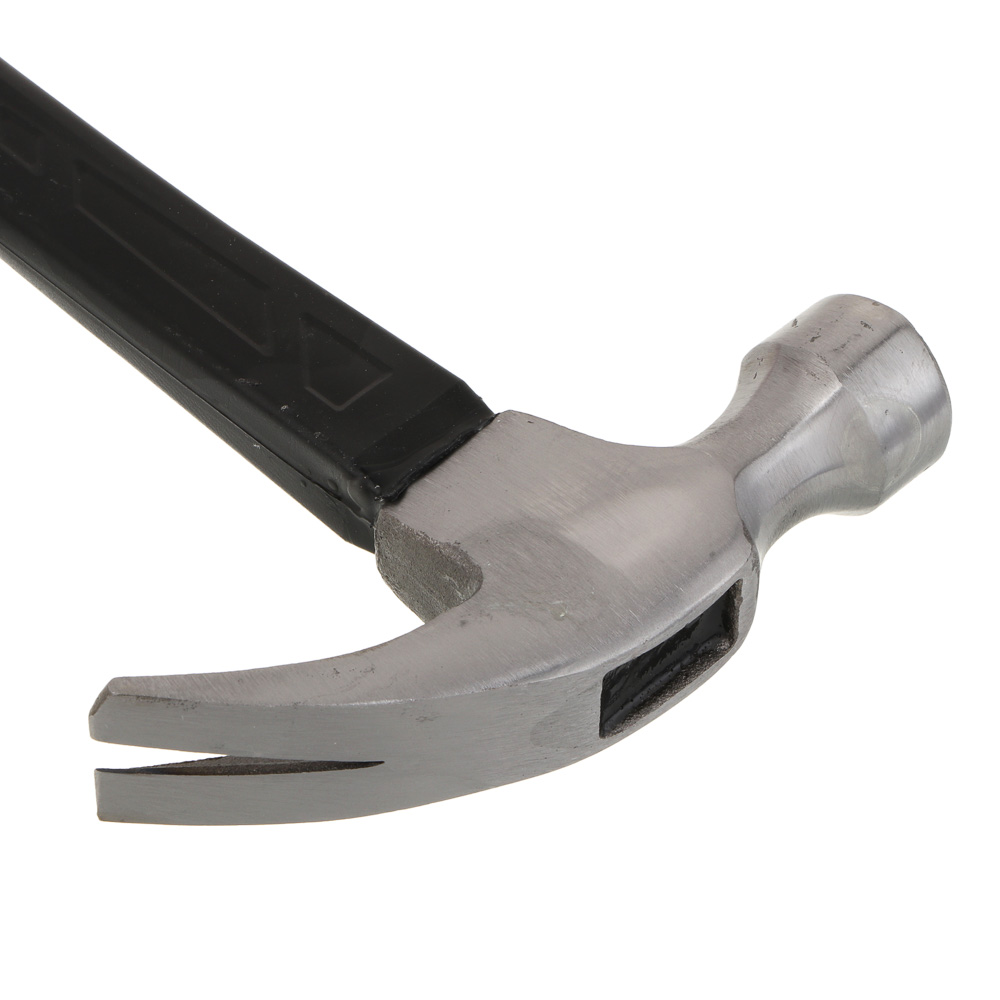 ЕРМАК Молоток гвоздодер кованный, боёк 0,75кг, фиберглассовая ручка с обрезиненной рукояткой TPR - #4