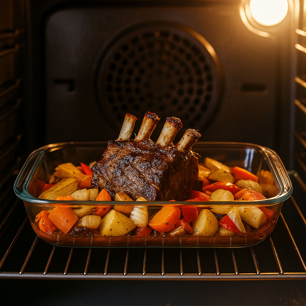 SATOSHI Форма для запекания жаропрочная прямоугольная, с ручками, стекло, 34,5х20,4х5,2см, 2,2л - #13