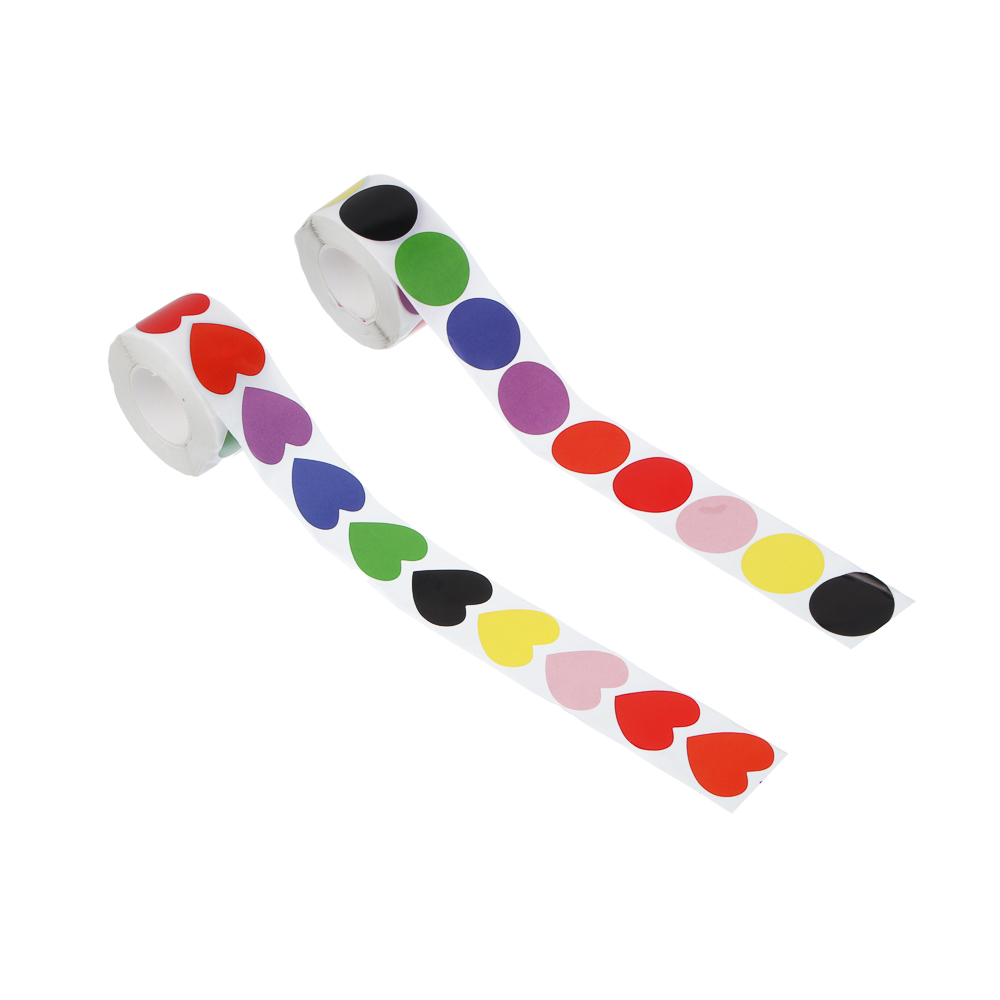 Наклейки для подарков, 500 наклеек, 2,5см, 2 вида - #1