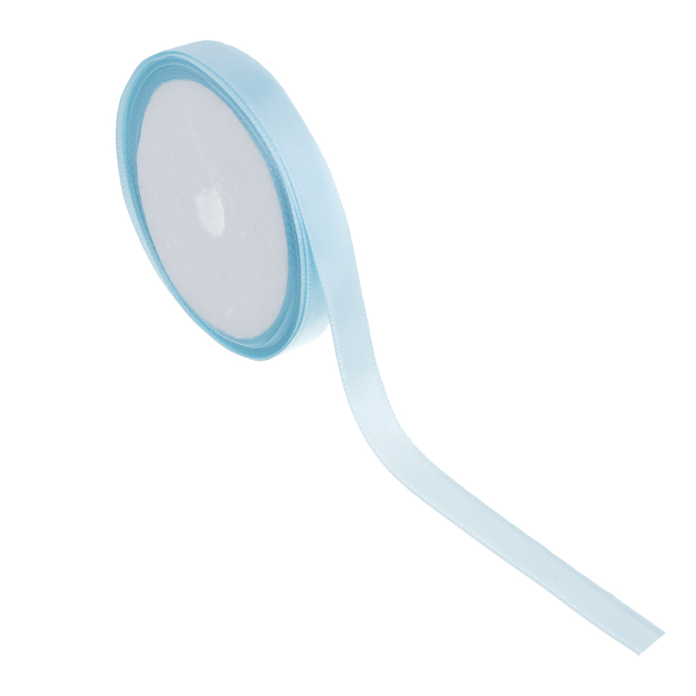 Лента для подарков атласная набор 5 цветов, 1 см x 4,5 м, полиэстер, арт.1 - #3