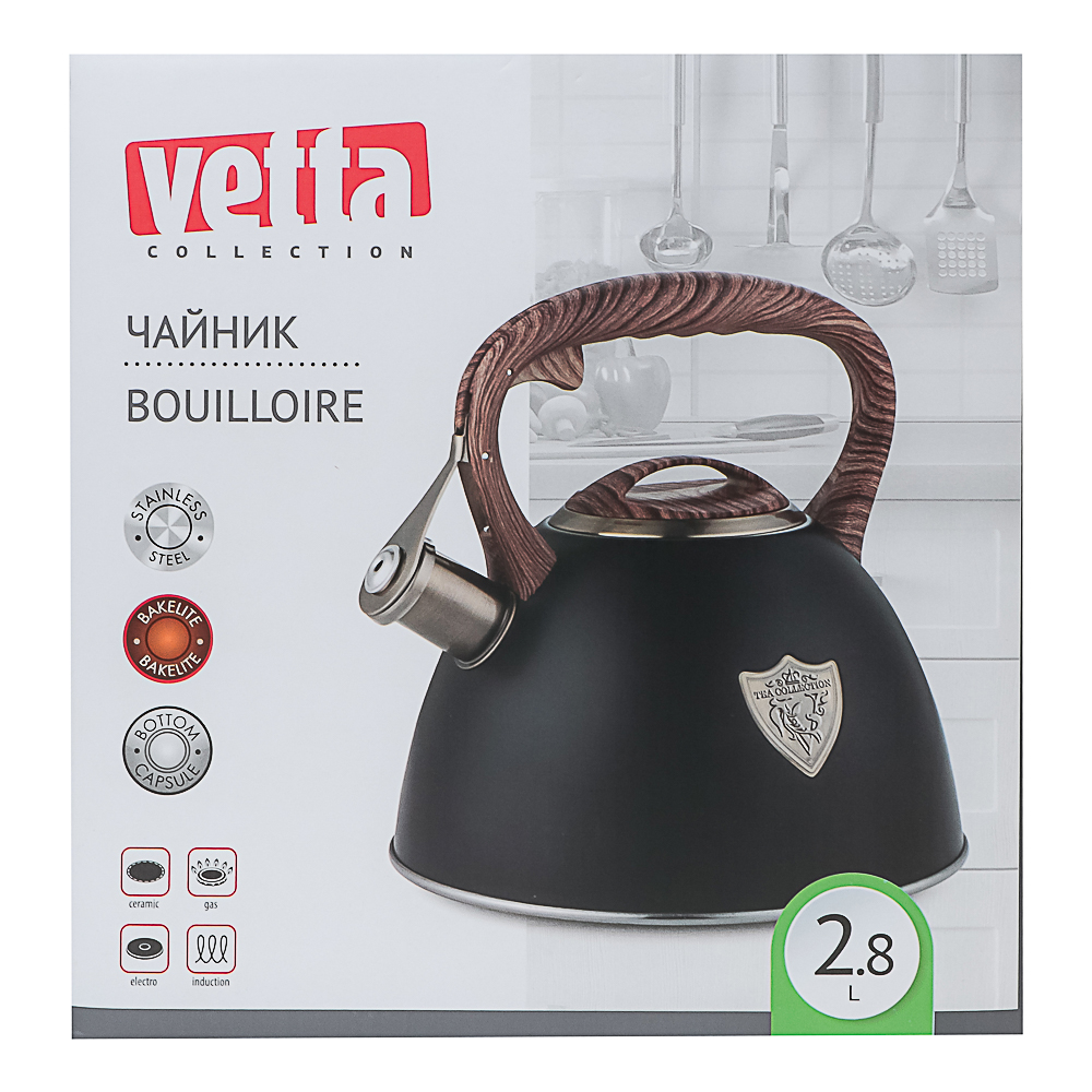 VETTA Чайник стальной 2,8л "Форно", индукция - #9