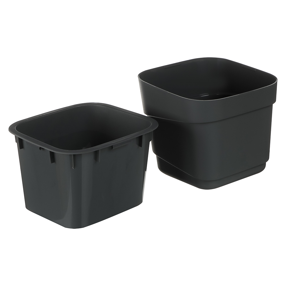 Горшок для цветов фактурный Hills 2,2л, d155мм, h145,5мм микс цветов - #9