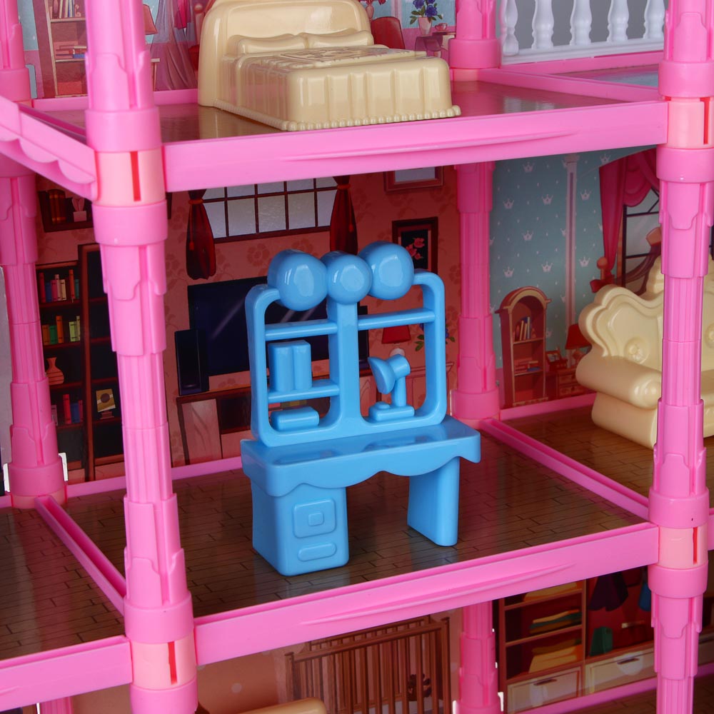 ИГРОЛЕНД Дом для куклы с акс., питомцами и  куклой, ABS, PP, - #5