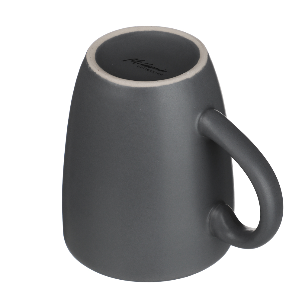 MILLIMI Набор стол.посуды 16пр(тар26см*4, тар20см*4, салатн650мл*4, кружка340мл*4) керамика, серый - #10