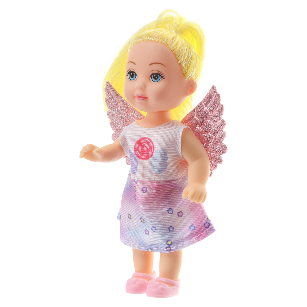 ИГРОЛЕНД Кукла с крылышками и цветн.волосами, 11 см, ABS, PVC, полиэстер, 13,5х4,5х18 см, 6 дизайнов - #37