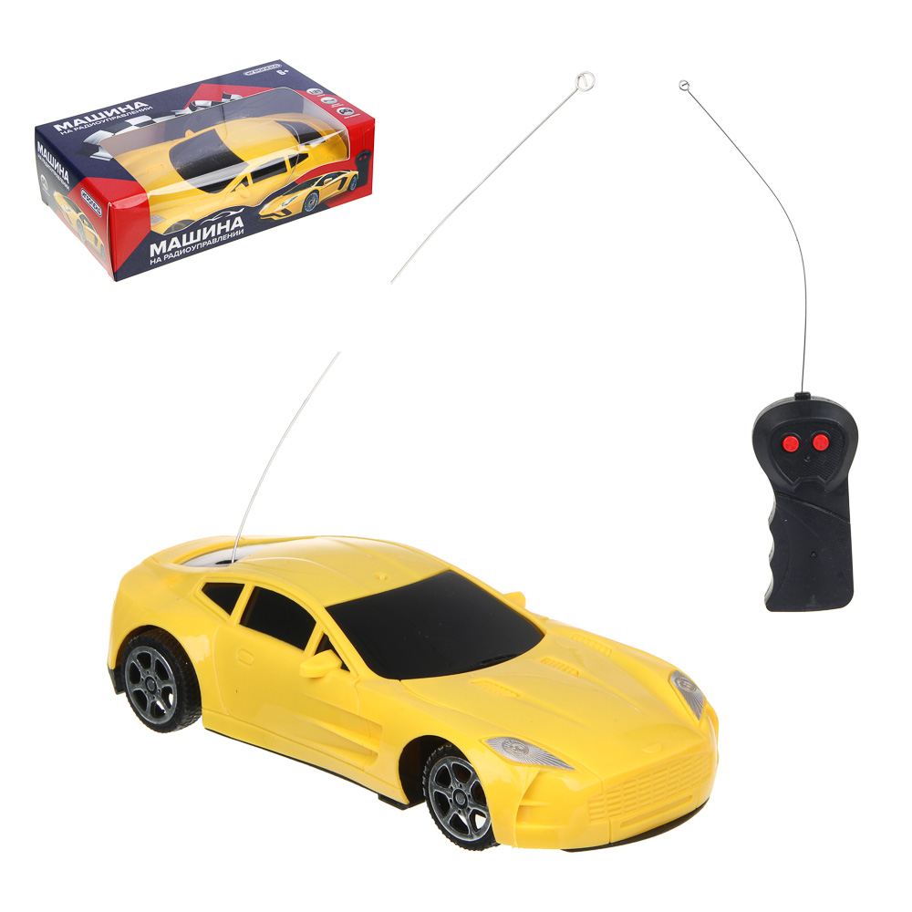 ИГРОЛЕНД Машинка на РУ ,1:24 ,1-канальный пульт, PP, 5АА,18х10х5 см, 3  цвета купить с выгодой в Галамарт