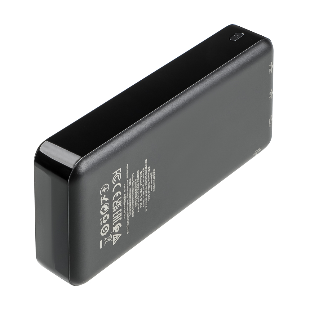 hoco. Аккумулятор мобильный модель J100A, 20000 мАч, цвет: черный - #7