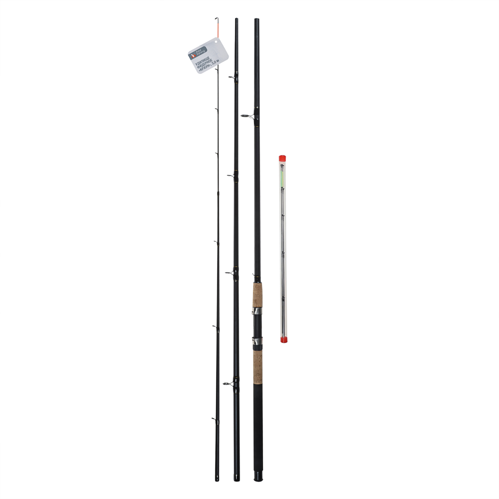 Удилище фидерное "Краун" тм AZOR FISHING, 3 сост, файбергласс, 3м, 50-100 гр, в комплекте 3 вершинки - #13