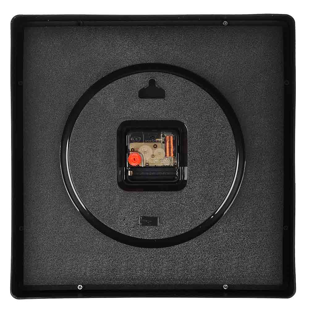 LADECOR CHRONO Часы настенные квадратные, 30х30см, пластик, 3 дизайна - #6