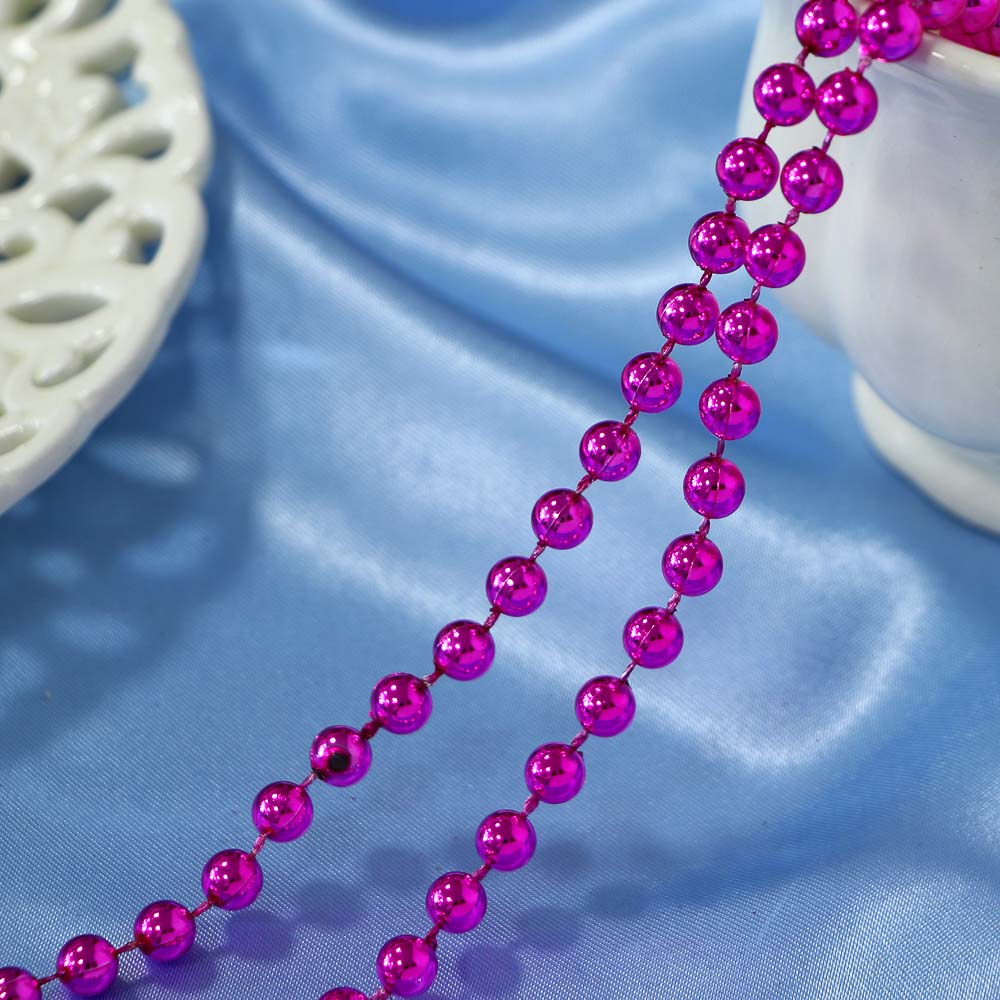 СНОУ БУМ Бусы декоративные 0,6x500 см, туба, 6 цветов, 26-747 - #6