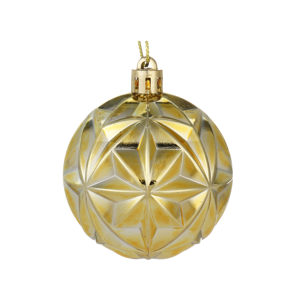 СНОУ БУМ Набор шаров 6 см, 6 шт, золото, 26-102 - #4