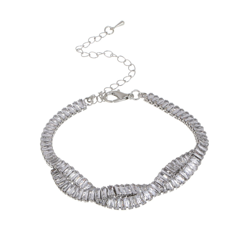 Браслет, медь, цирконий, БЖ25-6 - #3