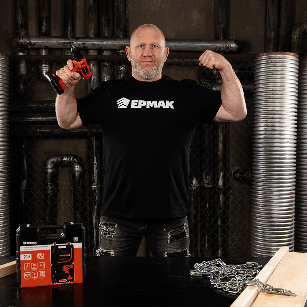 ЕРМАК Набор электроинструмента 29 предметов, шуруповерт 20В (2А*ч, 2шт, 35Н*м) (ONE) - #16