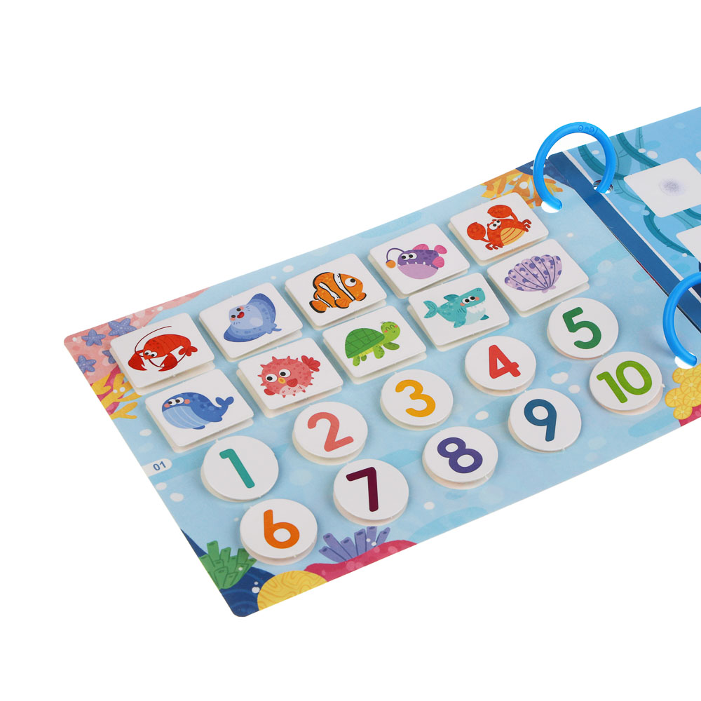 Развивающие карточки на липучках "Обо всем на свете", картон, 21х14,5х1,5cм, 3 дизайна - #8