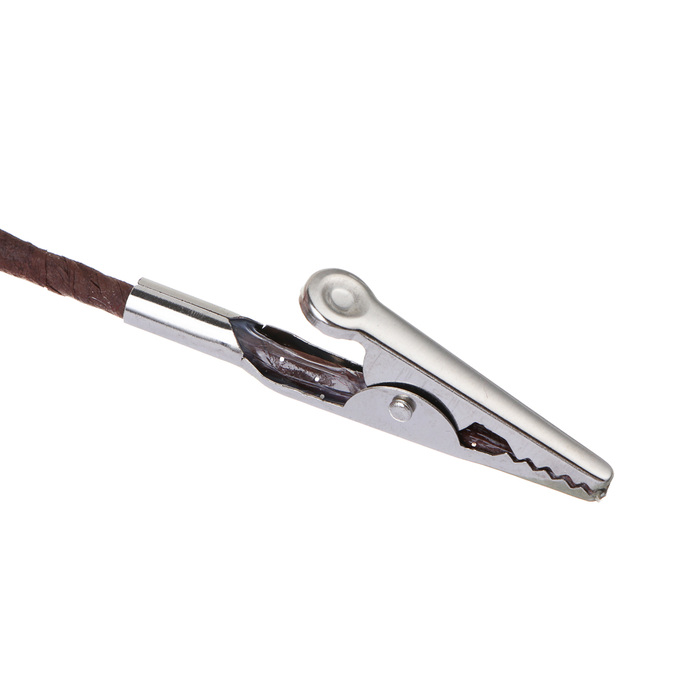 СНОУ БУМ Пуансетия 15 см на прищепке (5 лепестков), глиттер, металл, полиэстер, 26-699 - #5