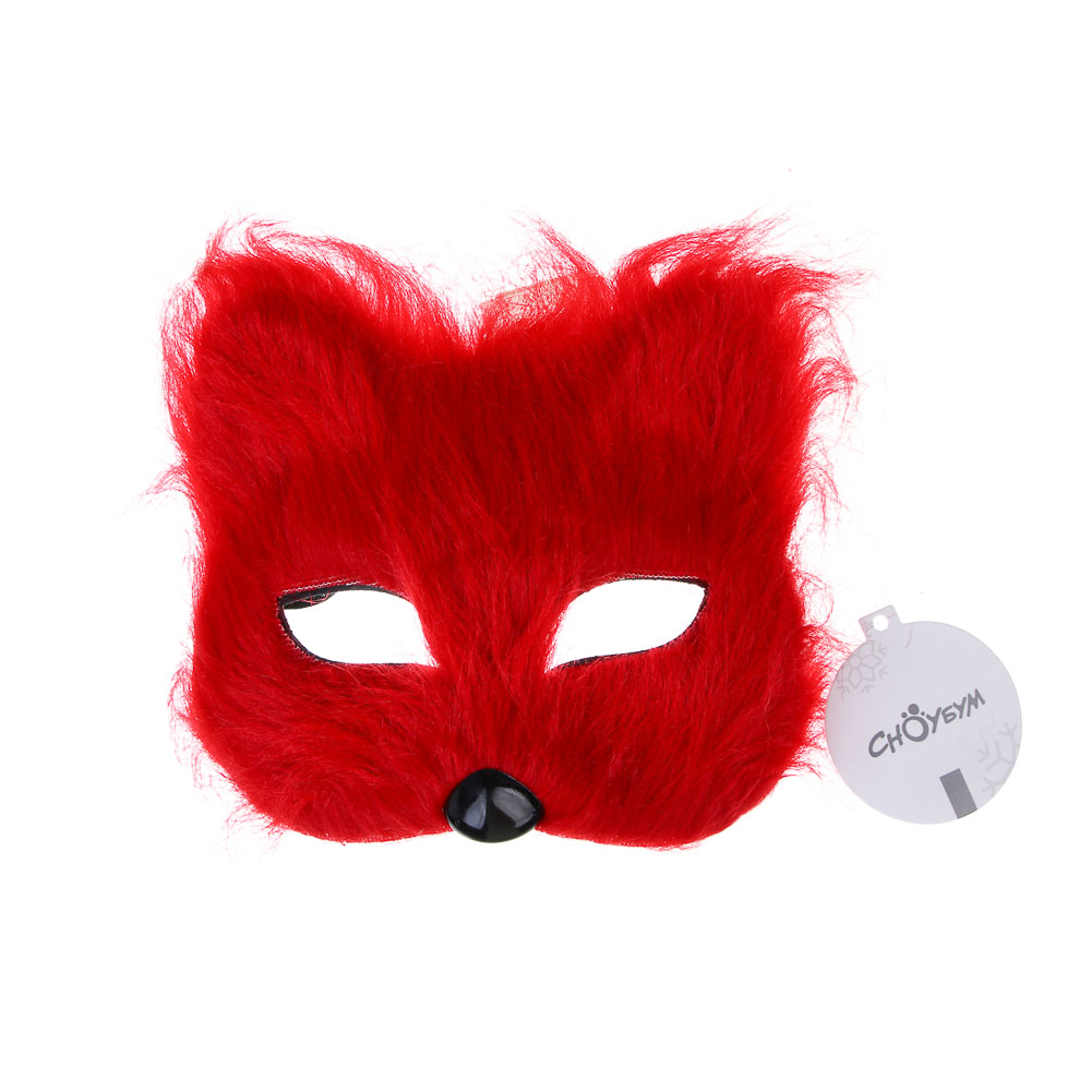 СНОУ БУМ Маска карнавальная, 17х16см, пластик, ткань, 4 дизайна - #5