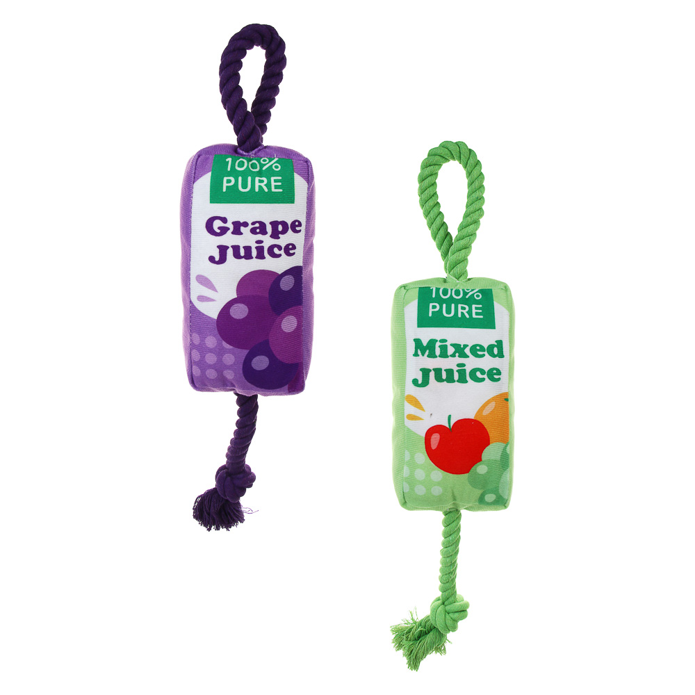 VETTA Игрушка для домашних животных, грейфер, хлопчатобумажная веревка, плюш, 18,5х10 см - #1