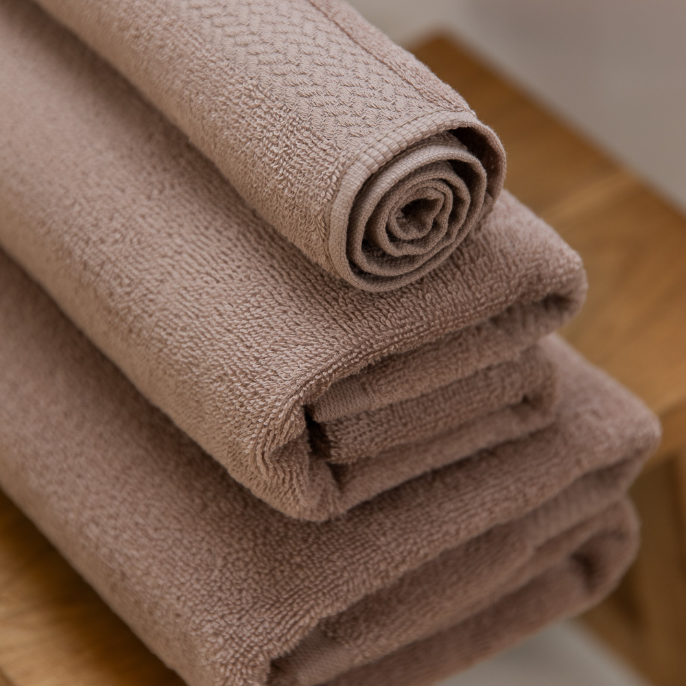 PROVANCE Марисса Комплект полотенец махровых, 100% хлопок, 30х50, 50х90, 70х130, 400г/м, бежевый - #4
