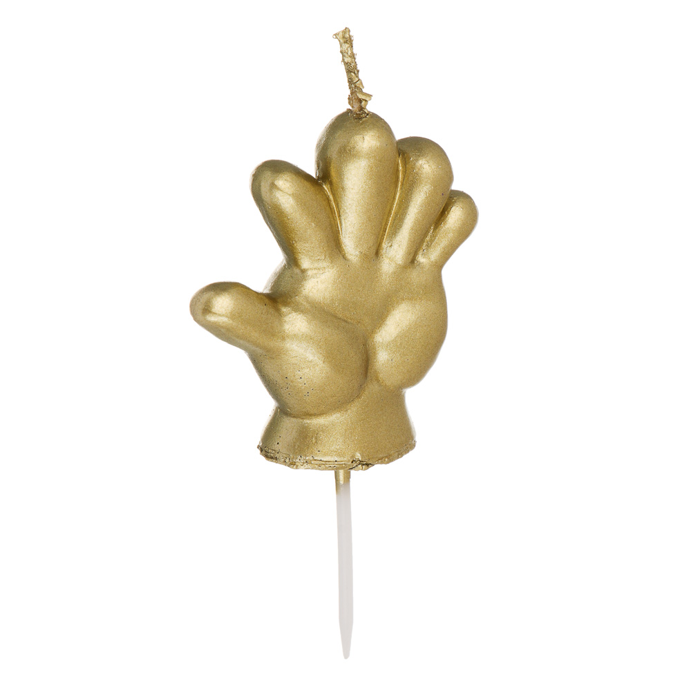 Свеча для торта тм Fntastic 5 см, форма пальцев, парафин, 5 дизайнов - #3