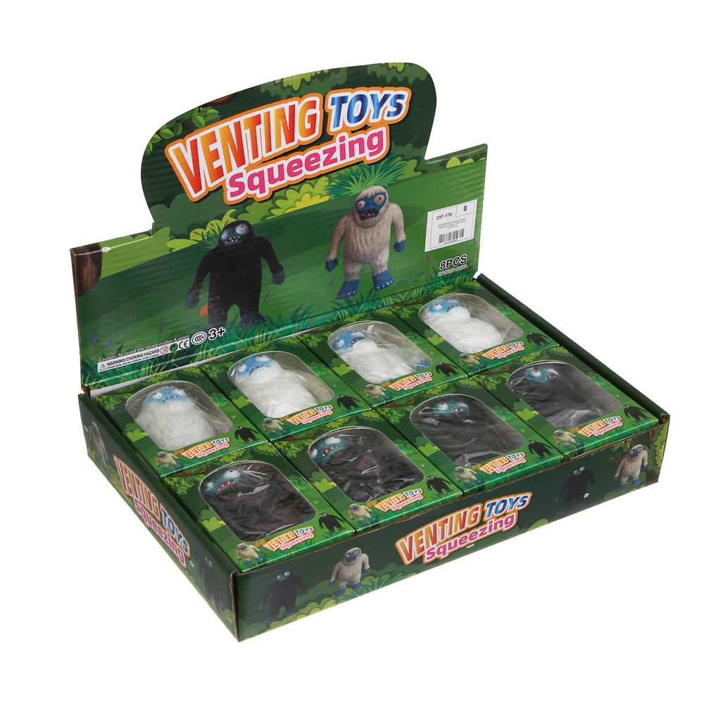 ИГРОЛЕНД Игрушка антистресс "Тянучка с песком", TPR, песок, 9,5х4,5х7см - #4