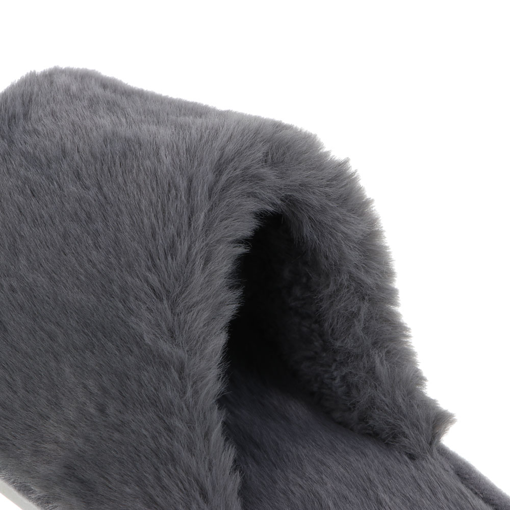 Обувь домашняя женская, размер 40-41, цвет серый, #8 - #4